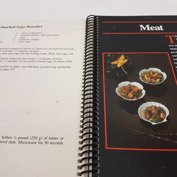 Vintage JUSS MICROWAVING Cookbook Volume 1 by Ruby Juss Black Cover - Picture 13 of 16